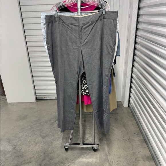 Old Navy Pants - Old Navy | Stretch Pinstripe Trousers in Gray | size 20